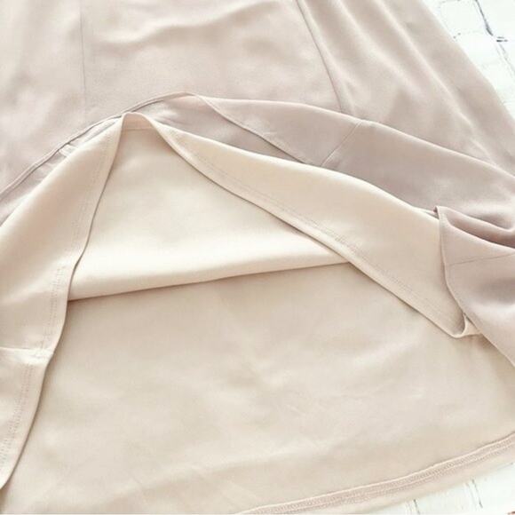 Show Me Your Mumu June Ruffle Maxi Dress Bridesmaid, Prom Gown Size XL Beige - Picture 8 of 9